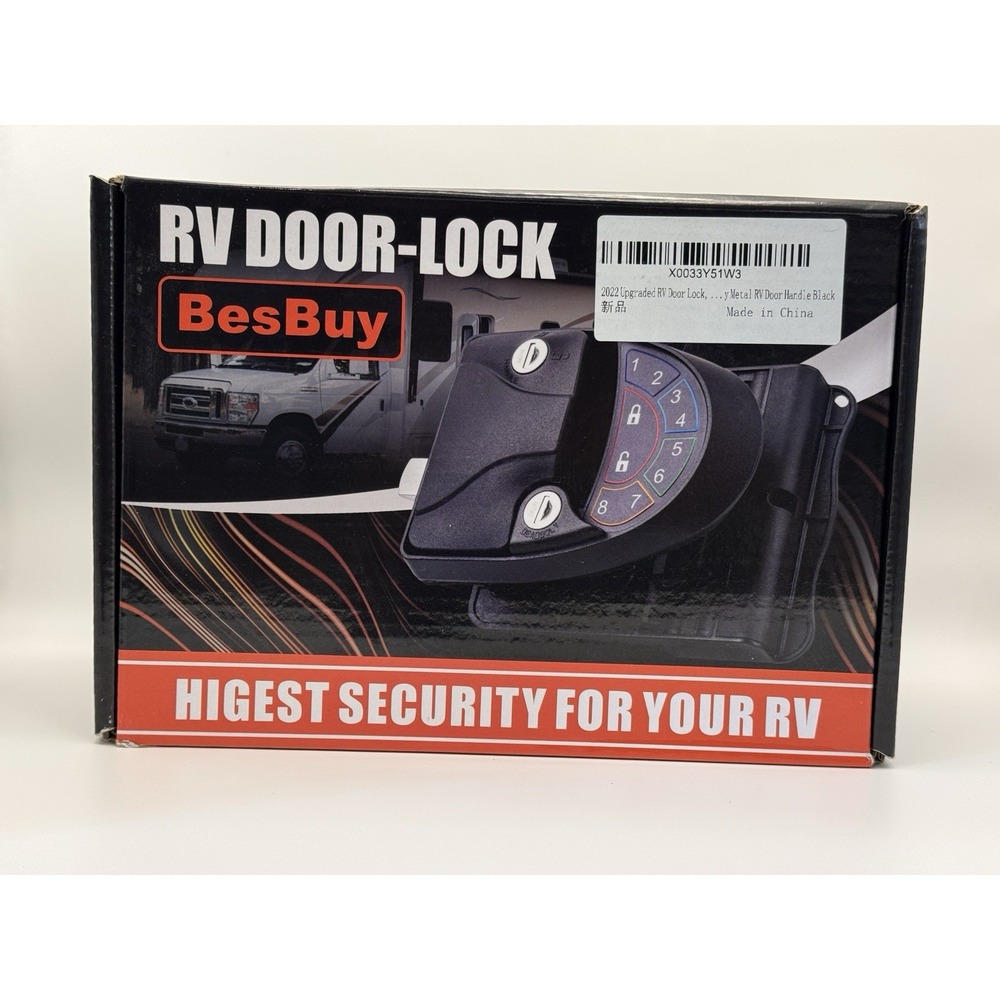 BesBuy Upgraded RV Door Lock with Key Fobs